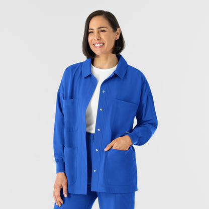 NURTUR 8180 Women’s Scrub Shirt Jacket Royal