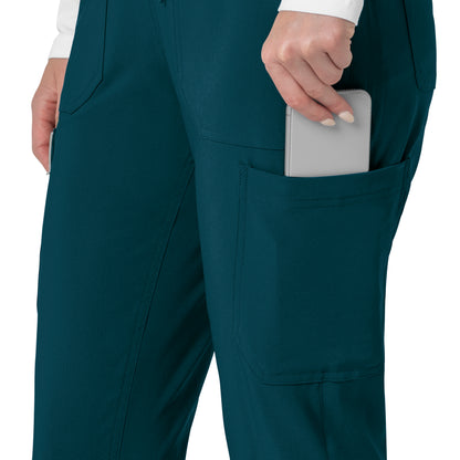 Force Cross-Flex C53110 Cargo Jogger Scrub Pants Caribbean Model Image Alternate | Carhartt