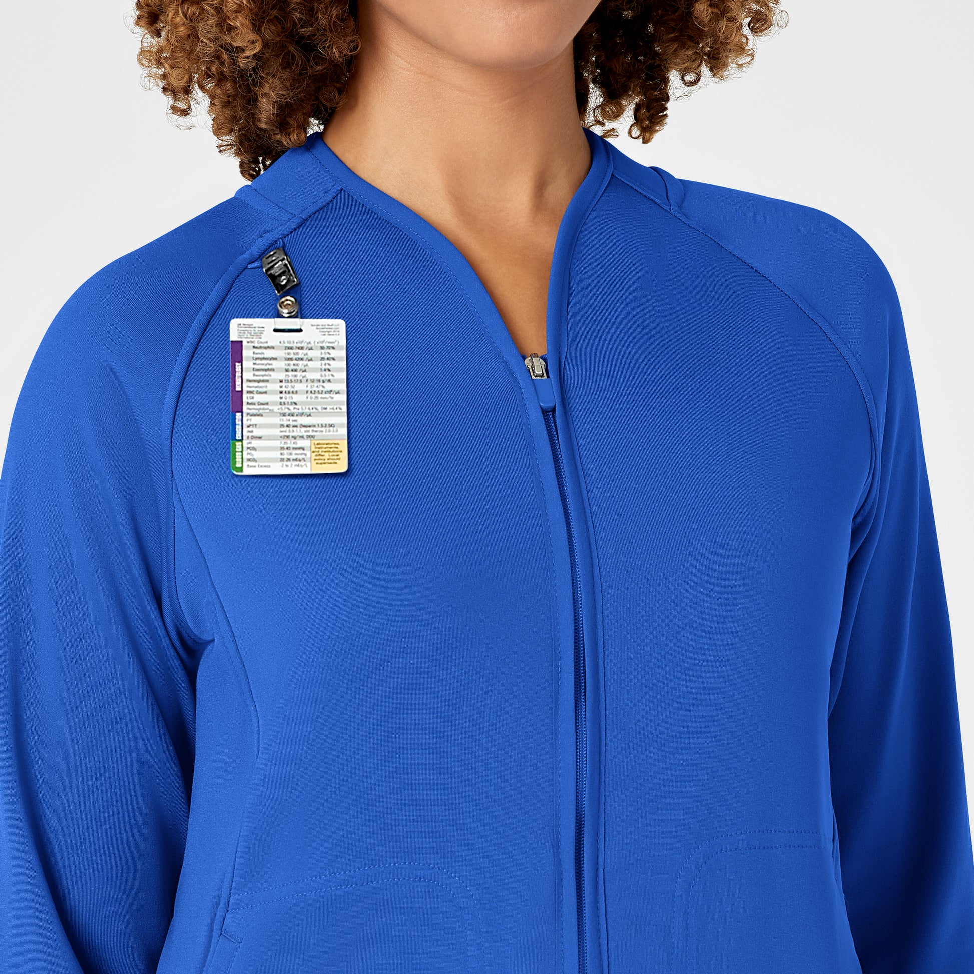 Layers 8209 Fleece Full Zip Jacket Royal Model Image Alternate | Wink