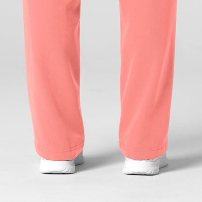 Nova 5232 Women's Stovepipe High-Low Hem Scrub Pants Paradise Pink