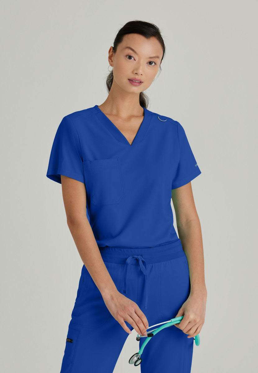 Greys Anatomy Stretch GVST028 Bree Scrub Top Galaxy