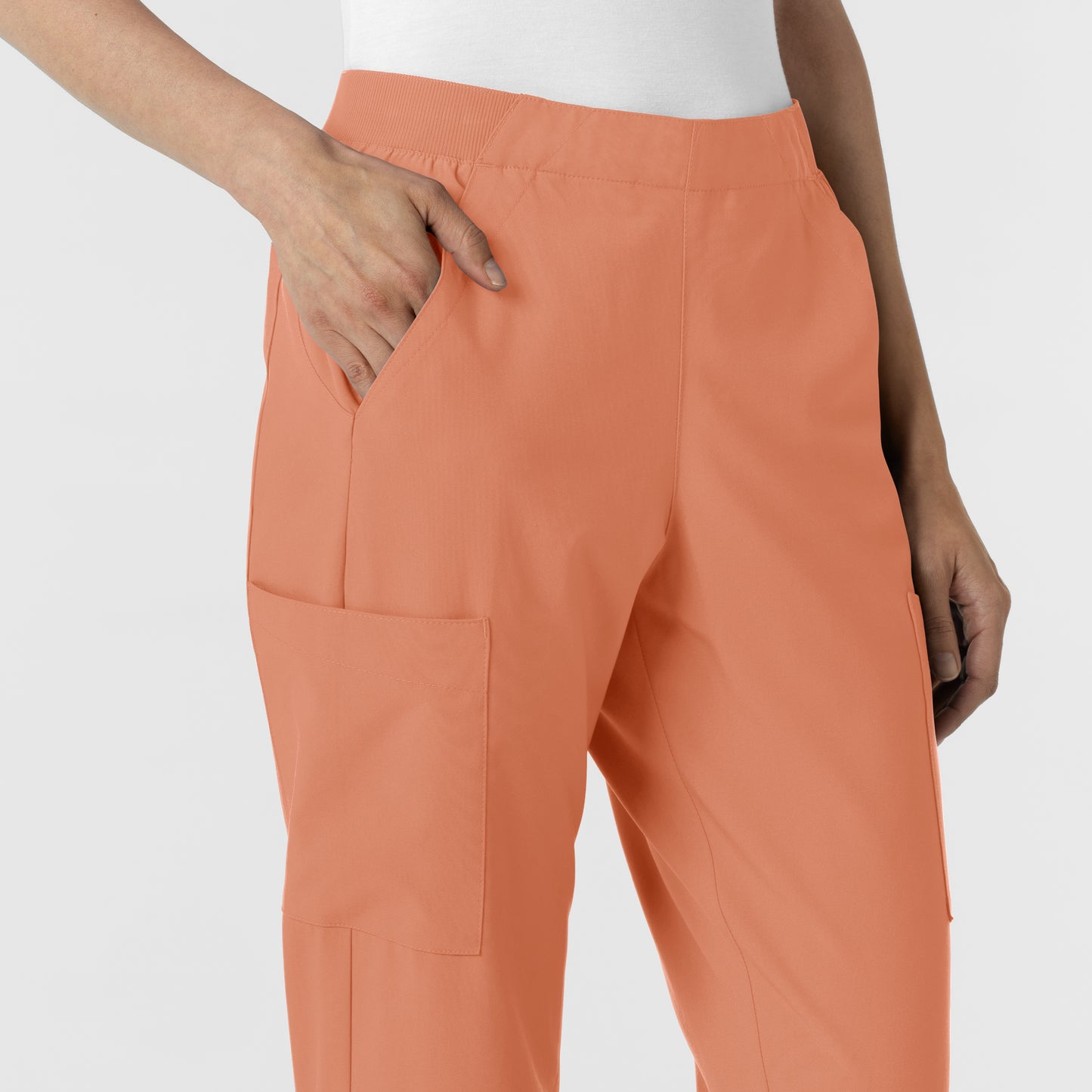 W123 5145 Cargo Utility Scrub Pants Terracotta Model Image Alternate | Wink