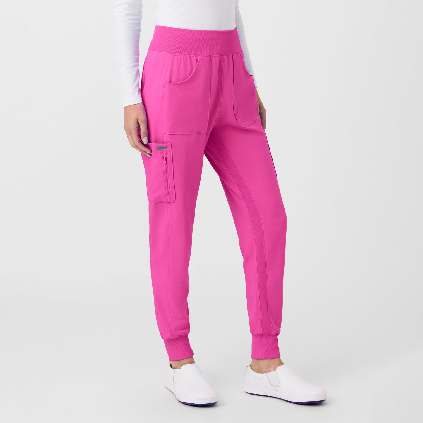 Forward LB401 Women's Jogger Scrub Pants Rose Violet Image