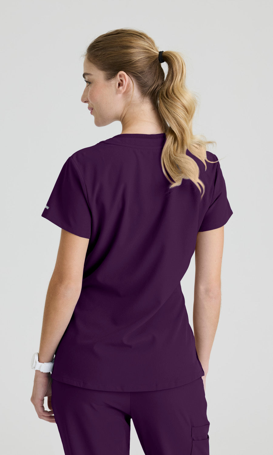 Skechers SKT147 Dignity Scrub Top Eggplant