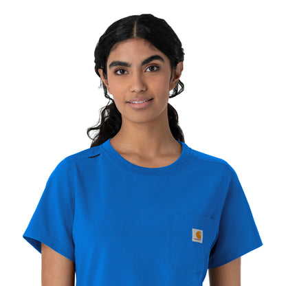 Force Cross-Flex C13510 Women's Crew Neck Scrub Top Royal