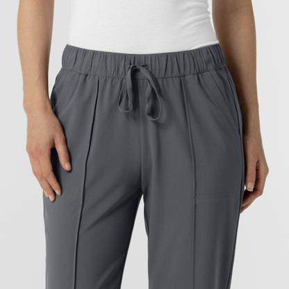 RENEW 5154 Women's Pintuck Scrub Pants Pewter