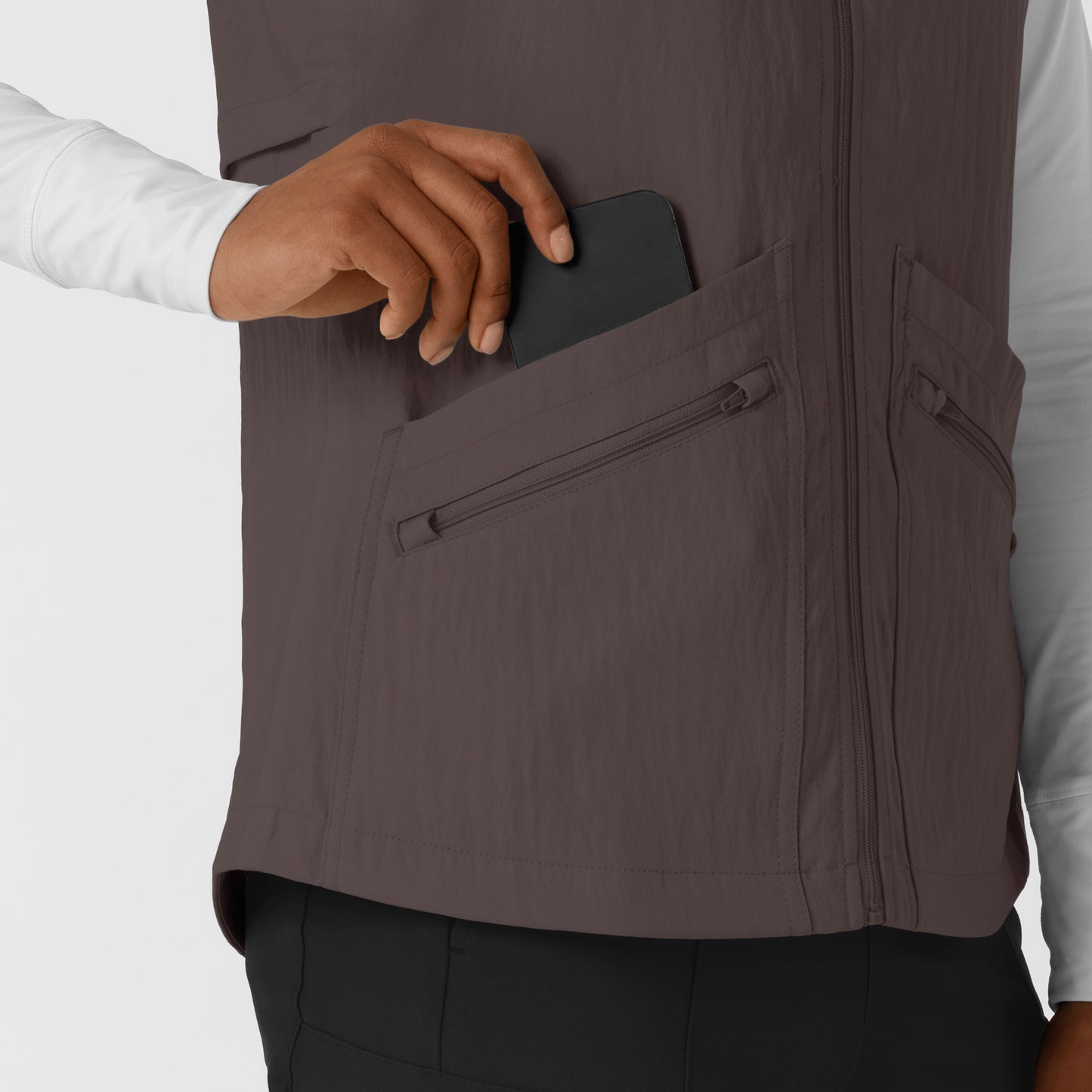 Layers 8214 Women's Everything Everywhere Scrub Vest Graphite