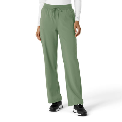 Force Cross-Flex C53310 Women's Boot Cut Scrub Pants Green Slate