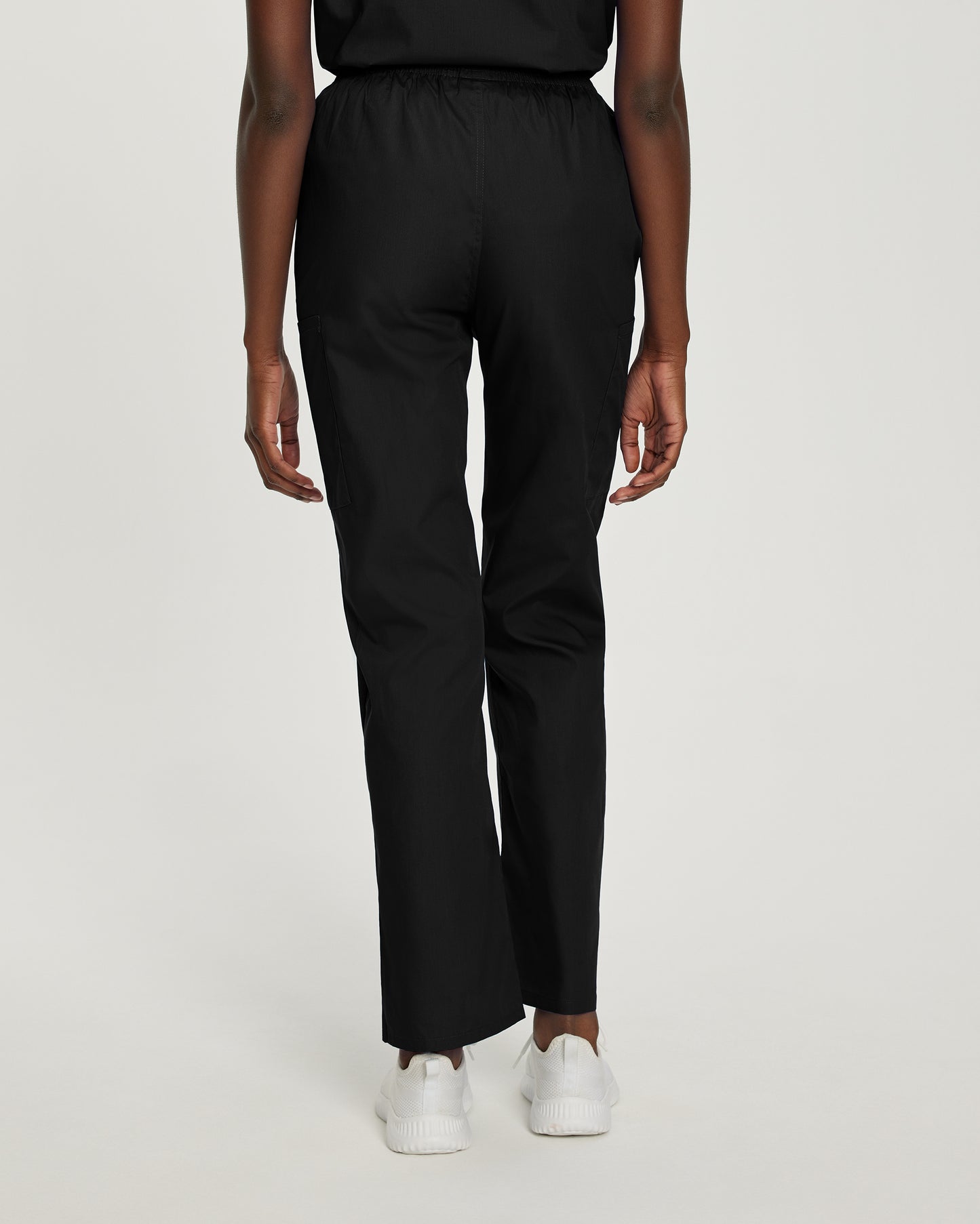 Scrub Zone 83221 Women's Cargo Scrub Pants Black Image