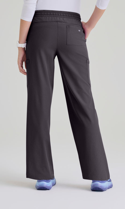 Skechers SKP734 Women's Honor Pant in Pewter by Barco Model Image Back